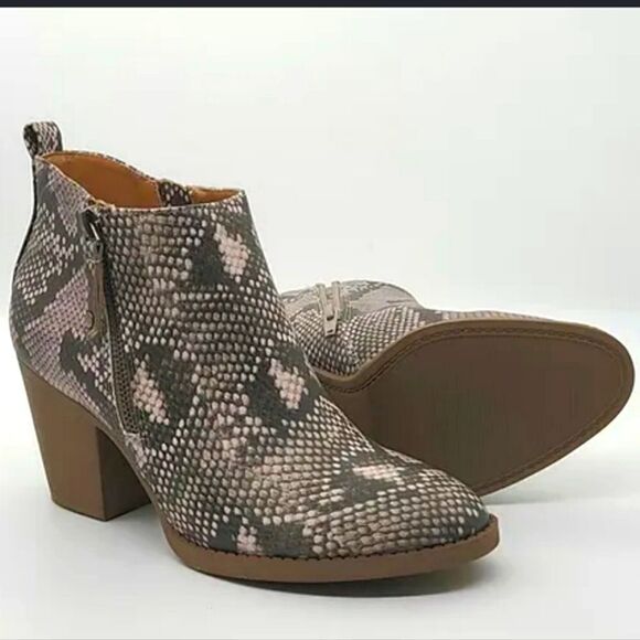 Universal thread snake print booties - Picture 1 of 8